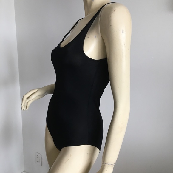 Genny Black sleeveless tank top bodysuit size 6 - Picture 3 of 7